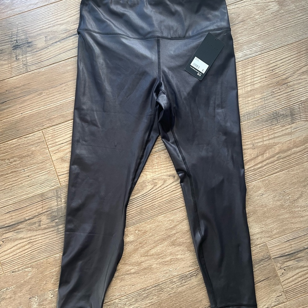 90 Degree By Reflex Black shimmer Leggings